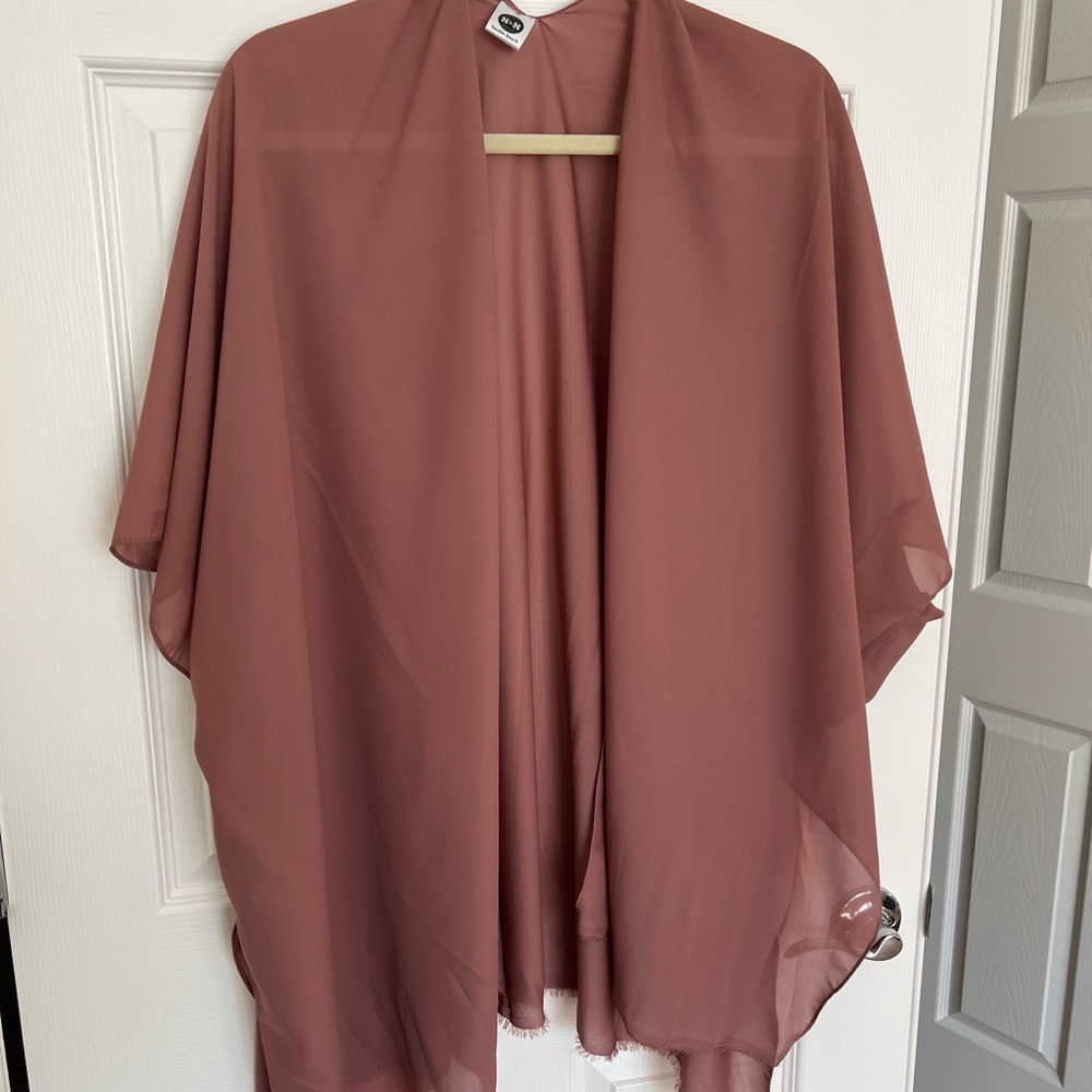 Women’s Stylish Dusty Rose Kimono Cardigan